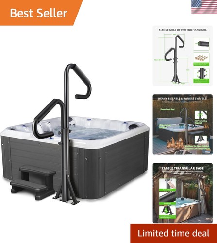 Hot tub handrails - handrails, adjustable