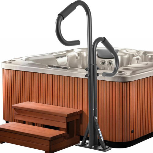 Adjustable hot tub handrail - adjustable,