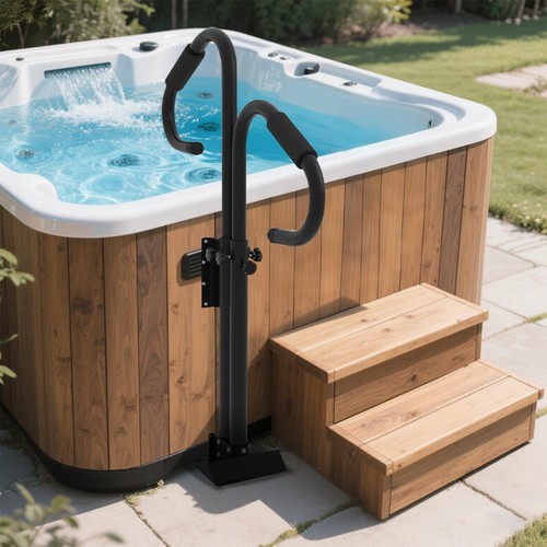 Hot tub handrail adjustable - hot,